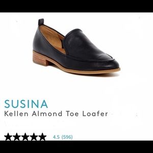 Susina black loafers size 10M
